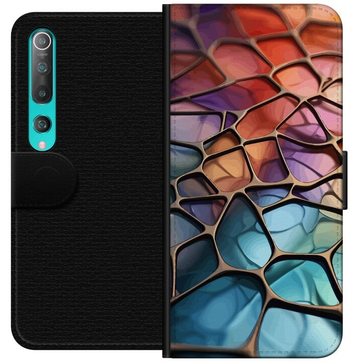 Wallet case for Xiaomi Mi 10 5G with Metallic pattern design in the group SMARTPHONE & TABLETS / Phone cases / Xiaomi at TP E-commerce Nordic AB (A64449)