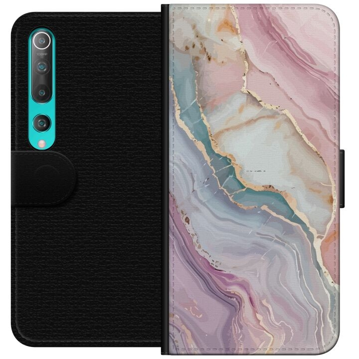 Wallet case for Xiaomi Mi 10 5G with Marble design in the group SMARTPHONE & TABLETS / Phone cases / Xiaomi at TP E-commerce Nordic AB (A64461)