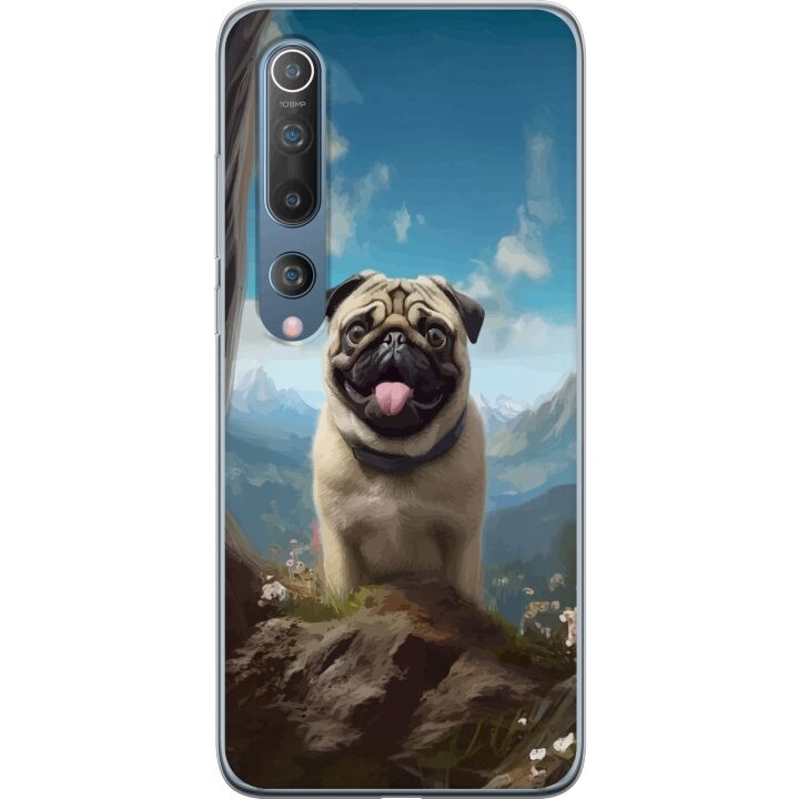 Mobile case for Xiaomi Mi 10 5G with Happy Dog design in the group SMARTPHONE & TABLETS / Phone cases / Xiaomi at TP E-commerce Nordic AB (A64484)