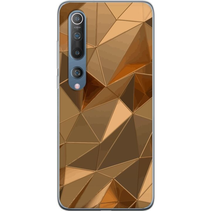 Mobile case for Xiaomi Mi 10 5G with 3D Gold design in the group SMARTPHONE & TABLETS / Phone cases / Xiaomi at TP E-commerce Nordic AB (A64490)