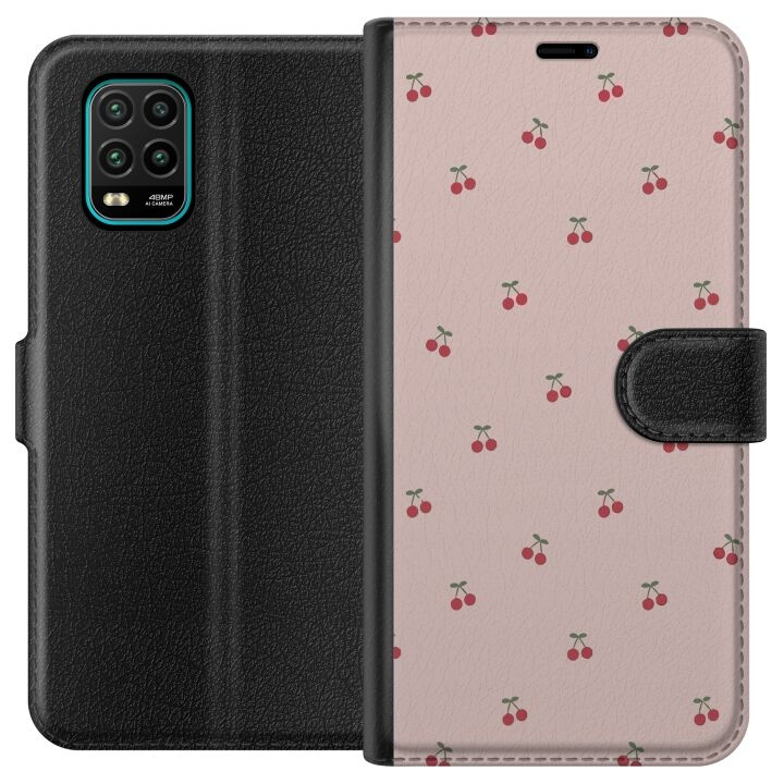 Wallet case for Xiaomi Mi 10 Lite 5G with Cherry design in the group SMARTPHONE & TABLETS / Phone cases / Xiaomi at TP E-commerce Nordic AB (A64500)