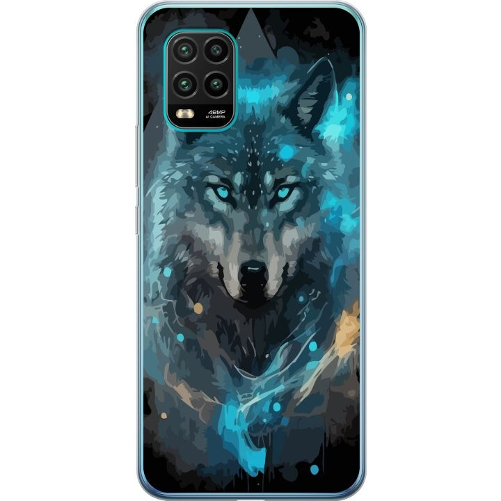 Mobile case for Xiaomi Mi 10 Lite 5G with Wolf design in the group SMARTPHONE & TABLETS / Phone cases / Xiaomi at TP E-commerce Nordic AB (A64525)