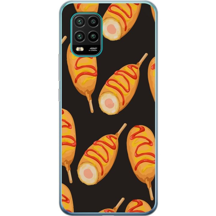 Mobile case for Xiaomi Mi 10 Lite 5G with Chicken drumstick design in the group SMARTPHONE & TABLETS / Phone cases / Xiaomi at TP E-commerce Nordic AB (A64529)