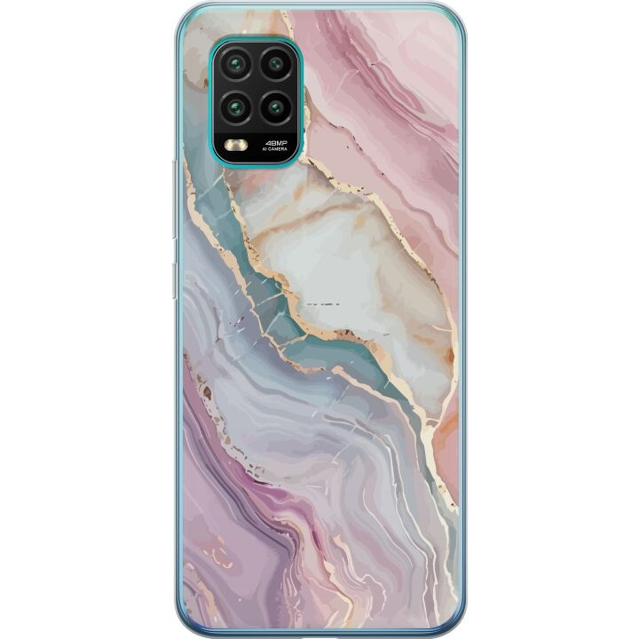 Mobile case for Xiaomi Mi 10 Lite 5G with Marble design in the group SMARTPHONE & TABLETS / Phone cases / Xiaomi at TP E-commerce Nordic AB (A64542)