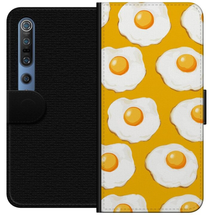 Wallet case for Xiaomi Mi 10 Pro 5G with Fried egg design in the group SMARTPHONE & TABLETS / Phone cases / Xiaomi at TP E-commerce Nordic AB (A64549)