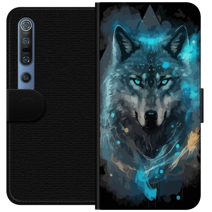 Wallet case for Xiaomi Mi 10 Pro 5G with Wolf design in the group SMARTPHONE & TABLETS / Phone cases / Xiaomi at TP E-commerce Nordic AB (A64552)