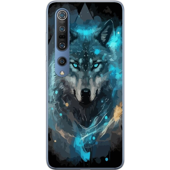 Mobile case for Xiaomi Mi 10 Pro 5G with Wolf design in the group SMARTPHONE & TABLETS / Phone cases / Xiaomi at TP E-commerce Nordic AB (A64579)