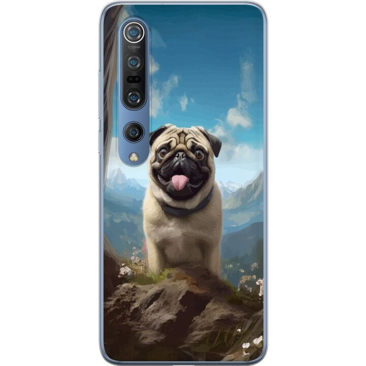 Mobile case for Xiaomi Mi 10 Pro 5G with Happy Dog design in the group SMARTPHONE & TABLETS / Phone cases / Xiaomi at TP E-commerce Nordic AB (A64592)