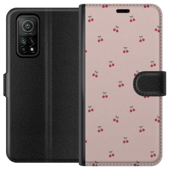 Wallet case for Xiaomi Mi 10T 5G with Cherry design in the group SMARTPHONE & TABLETS / Phone cases / Xiaomi at TP E-commerce Nordic AB (A64608)