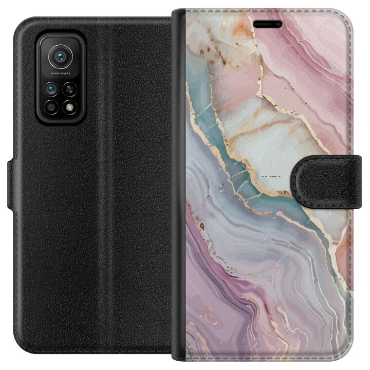 Wallet case for Xiaomi Mi 10T 5G with Marble design in the group SMARTPHONE & TABLETS / Phone cases / Xiaomi at TP E-commerce Nordic AB (A64623)