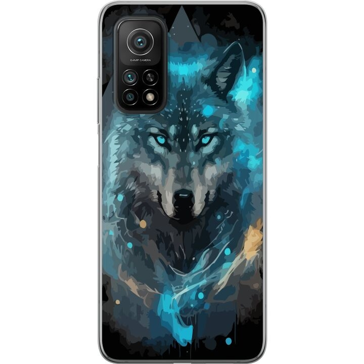 Mobile case for Xiaomi Mi 10T 5G with Wolf design in the group SMARTPHONE & TABLETS / Phone cases / Xiaomi at TP E-commerce Nordic AB (A64633)