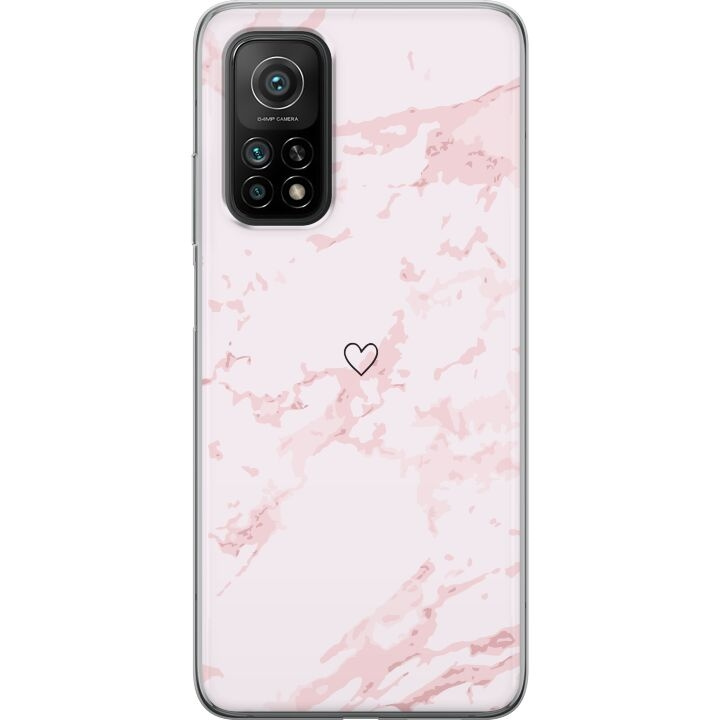 Mobile case for Xiaomi Mi 10T 5G with Pink Heart design in the group SMARTPHONE & TABLETS / Phone cases / Xiaomi at TP E-commerce Nordic AB (A64651)