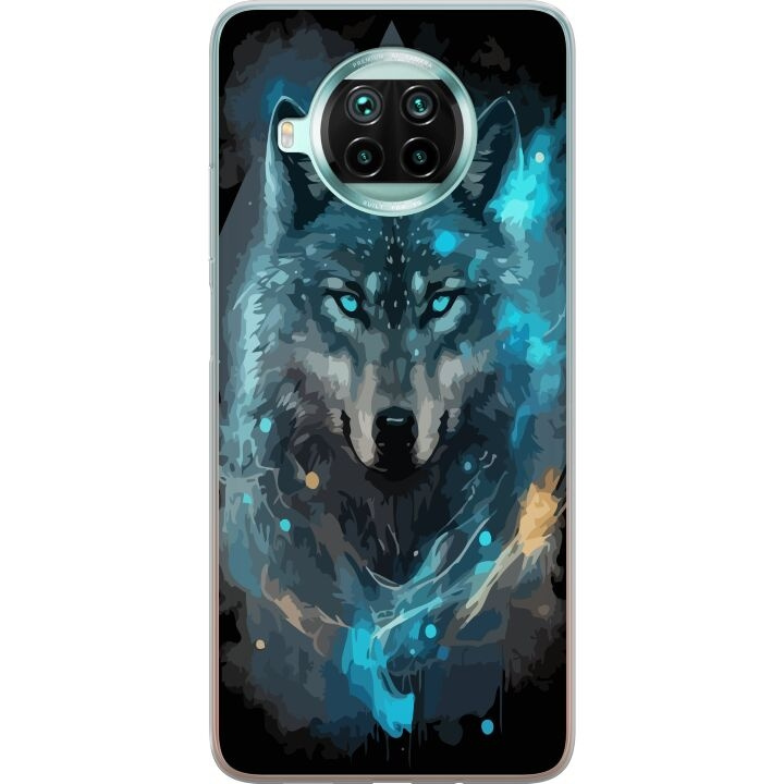 Mobile case for Xiaomi Mi 10T Lite 5G with Wolf design in the group SMARTPHONE & TABLETS / Phone cases / Xiaomi at TP E-commerce Nordic AB (A64660)