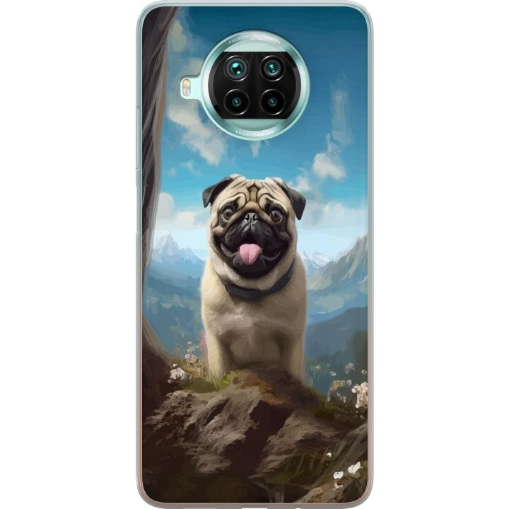 Mobile case for Xiaomi Mi 10T Lite 5G with Happy Dog design in the group SMARTPHONE & TABLETS / Phone cases / Xiaomi at TP E-commerce Nordic AB (A64673)