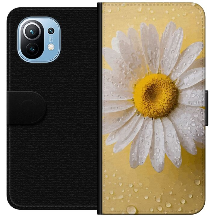 Wallet case for Xiaomi Mi 11 with Porslinsblomma design in the group SMARTPHONE & TABLETS / Phone cases / Xiaomi at TP E-commerce Nordic AB (A64736)