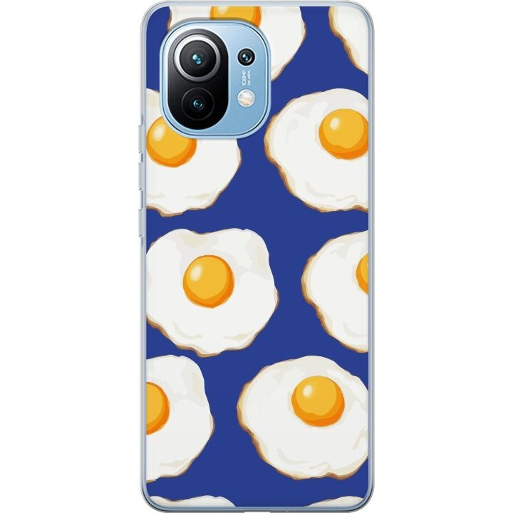 Mobile case for Xiaomi Mi 11 with Fried eggs design in the group SMARTPHONE & TABLETS / Phone cases / Xiaomi at TP E-commerce Nordic AB (A64769)