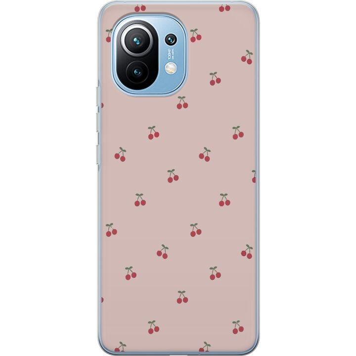 Mobile case for Xiaomi Mi 11 with Cherry design in the group SMARTPHONE & TABLETS / Phone cases / Xiaomi at TP E-commerce Nordic AB (A64770)