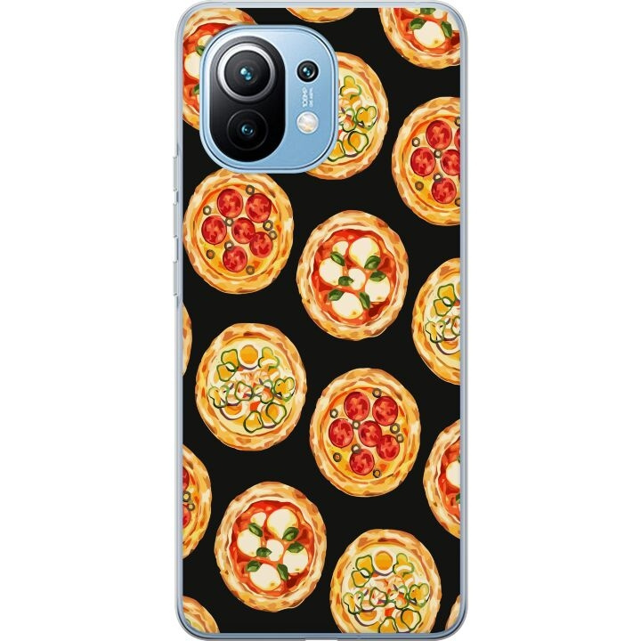 Mobile case for Xiaomi Mi 11 with Pizza design in the group SMARTPHONE & TABLETS / Phone cases / Xiaomi at TP E-commerce Nordic AB (A64776)