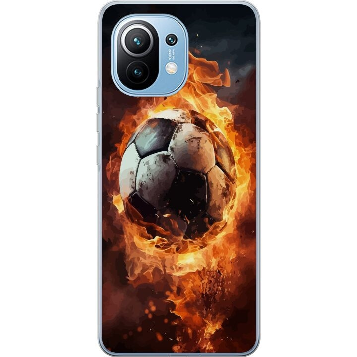 Mobile case for Xiaomi Mi 11 with Football design in the group SMARTPHONE & TABLETS / Phone cases / Xiaomi at TP E-commerce Nordic AB (A64784)