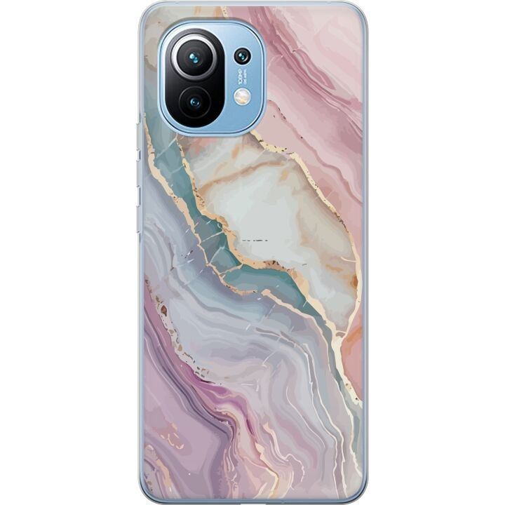 Mobile case for Xiaomi Mi 11 with Marble design in the group SMARTPHONE & TABLETS / Phone cases / Xiaomi at TP E-commerce Nordic AB (A64785)