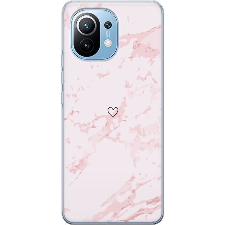 Mobile case for Xiaomi Mi 11 with Pink Heart design in the group SMARTPHONE & TABLETS / Phone cases / Xiaomi at TP E-commerce Nordic AB (A64786)