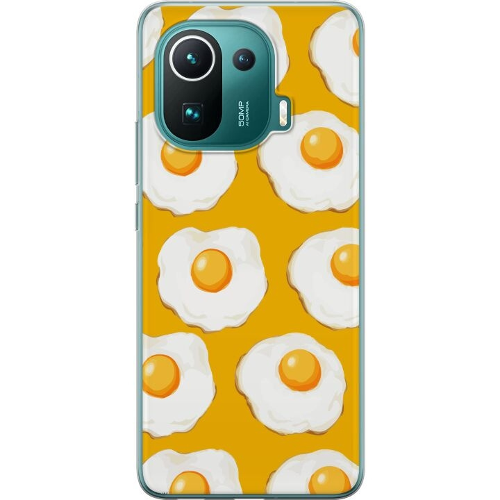 Mobile case for Xiaomi Mi 11 Pro with Fried egg design in the group SMARTPHONE & TABLETS / Phone cases / Xiaomi at TP E-commerce Nordic AB (A64927)