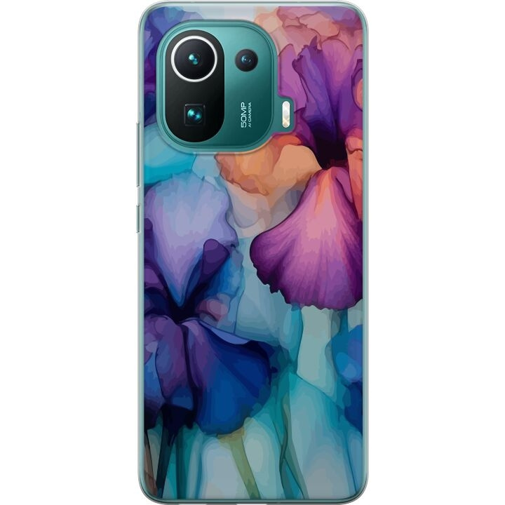 Mobile case for Xiaomi Mi 11 Pro with Magical flowers design in the group SMARTPHONE & TABLETS / Phone cases / Xiaomi at TP E-commerce Nordic AB (A64928)