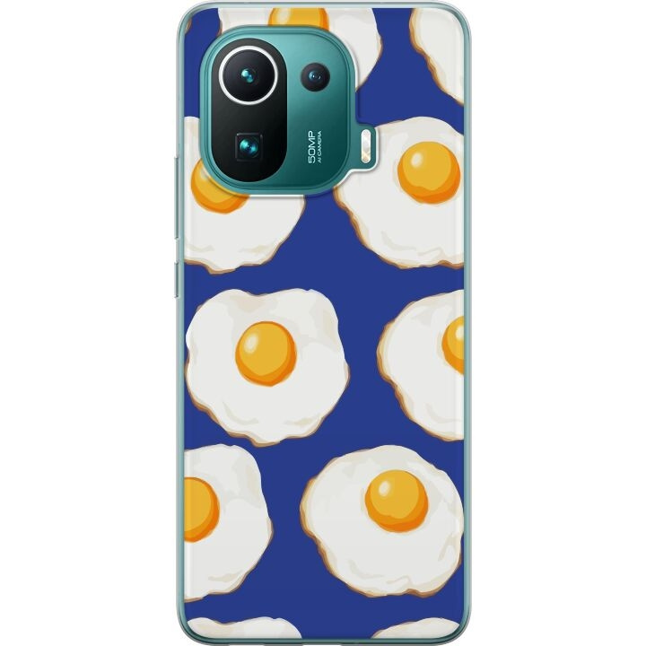 Mobile case for Xiaomi Mi 11 Pro with Fried eggs design in the group SMARTPHONE & TABLETS / Phone cases / Xiaomi at TP E-commerce Nordic AB (A64931)