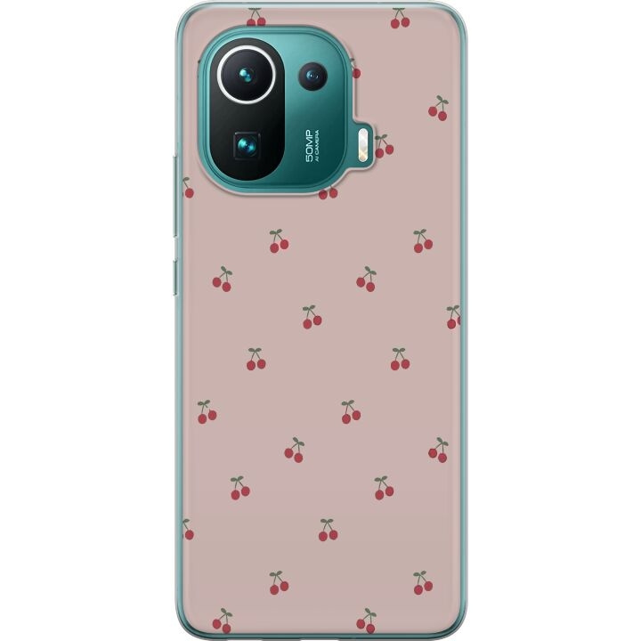 Mobile case for Xiaomi Mi 11 Pro with Cherry design in the group SMARTPHONE & TABLETS / Phone cases / Xiaomi at TP E-commerce Nordic AB (A64932)