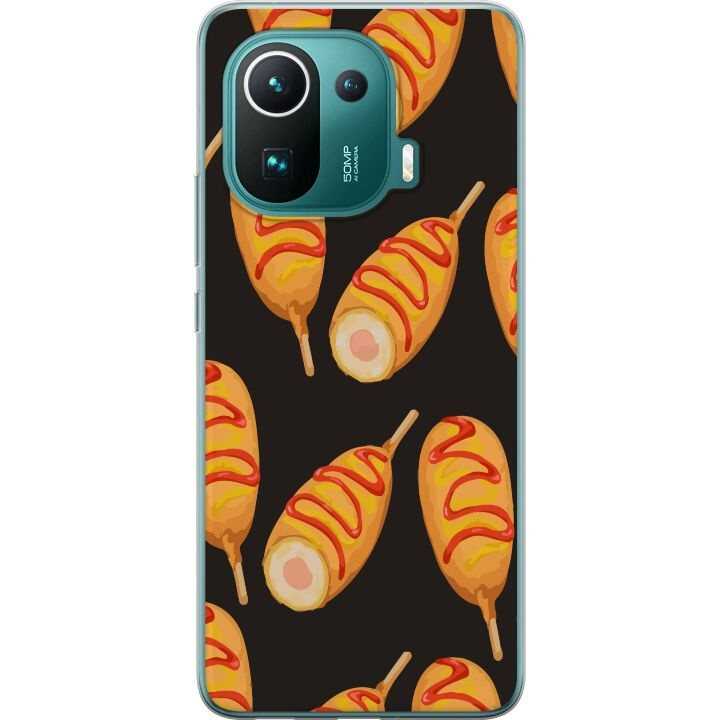 Mobile case for Xiaomi Mi 11 Pro with Chicken drumstick design in the group SMARTPHONE & TABLETS / Phone cases / Xiaomi at TP E-commerce Nordic AB (A64934)