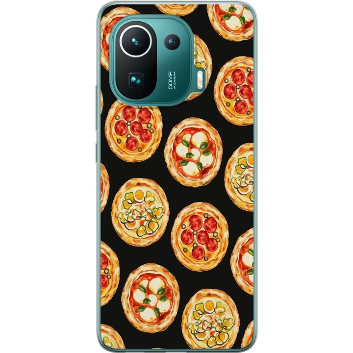 Mobile case for Xiaomi Mi 11 Pro with Pizza design in the group SMARTPHONE & TABLETS / Phone cases / Xiaomi at TP E-commerce Nordic AB (A64938)