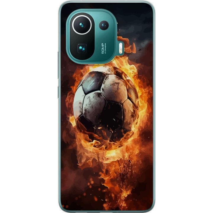 Mobile case for Xiaomi Mi 11 Pro with Football design in the group SMARTPHONE & TABLETS / Phone cases / Xiaomi at TP E-commerce Nordic AB (A64946)