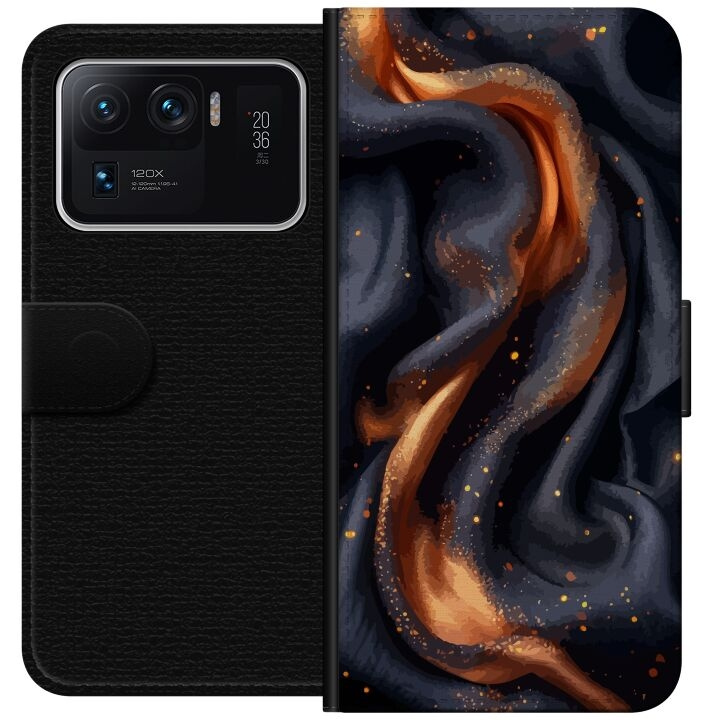 Wallet case for Xiaomi Mi 11 Ultra with Fiery silk design in the group SMARTPHONE & TABLETS / Phone cases / Xiaomi at TP E-commerce Nordic AB (A64953)