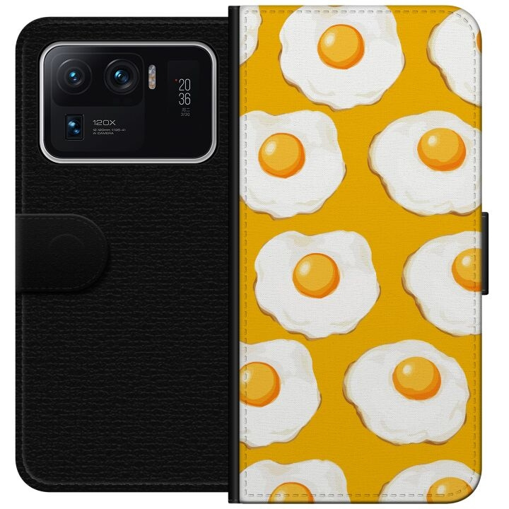 Wallet case for Xiaomi Mi 11 Ultra with Fried egg design in the group SMARTPHONE & TABLETS / Phone cases / Xiaomi at TP E-commerce Nordic AB (A64954)