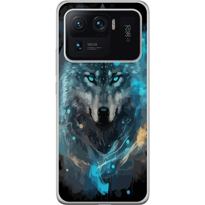 Mobile case for Xiaomi Mi 11 Ultra with Wolf design in the group SMARTPHONE & TABLETS / Phone cases / Xiaomi at TP E-commerce Nordic AB (A64984)