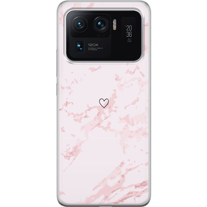 Mobile case for Xiaomi Mi 11 Ultra with Pink Heart design in the group SMARTPHONE & TABLETS / Phone cases / Xiaomi at TP E-commerce Nordic AB (A65002)