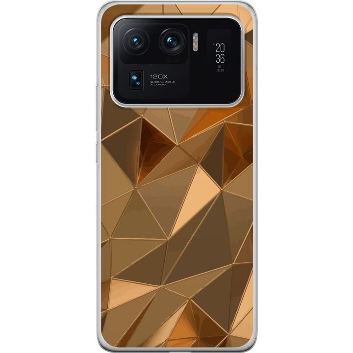 Mobile case for Xiaomi Mi 11 Ultra with 3D Gold design in the group SMARTPHONE & TABLETS / Phone cases / Xiaomi at TP E-commerce Nordic AB (A65003)