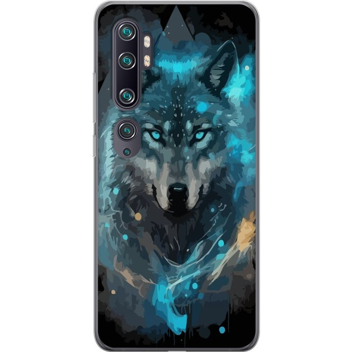 Mobile case for Xiaomi Mi Note 10 with Wolf design in the group SMARTPHONE & TABLETS / Phone cases / Xiaomi at TP E-commerce Nordic AB (A65038)