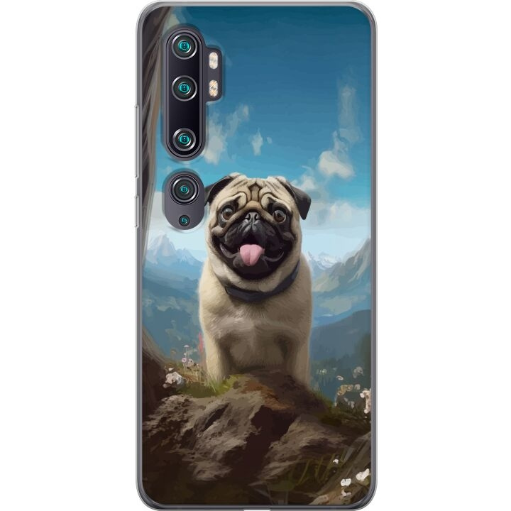 Mobile case for Xiaomi Mi Note 10 with Happy Dog design in the group SMARTPHONE & TABLETS / Phone cases / Xiaomi at TP E-commerce Nordic AB (A65051)