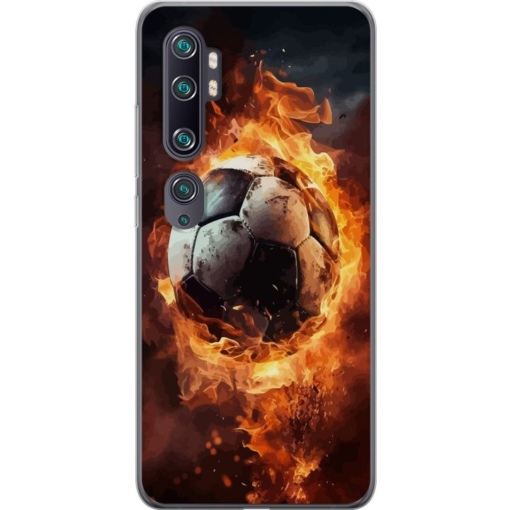 Mobile case for Xiaomi Mi Note 10 with Football design in the group SMARTPHONE & TABLETS / Phone cases / Xiaomi at TP E-commerce Nordic AB (A65054)