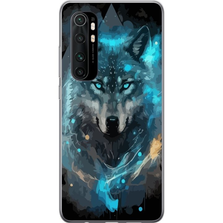 Mobile case for Xiaomi Mi Note 10 Lite with Wolf design in the group SMARTPHONE & TABLETS / Phone cases / Xiaomi at TP E-commerce Nordic AB (A65065)