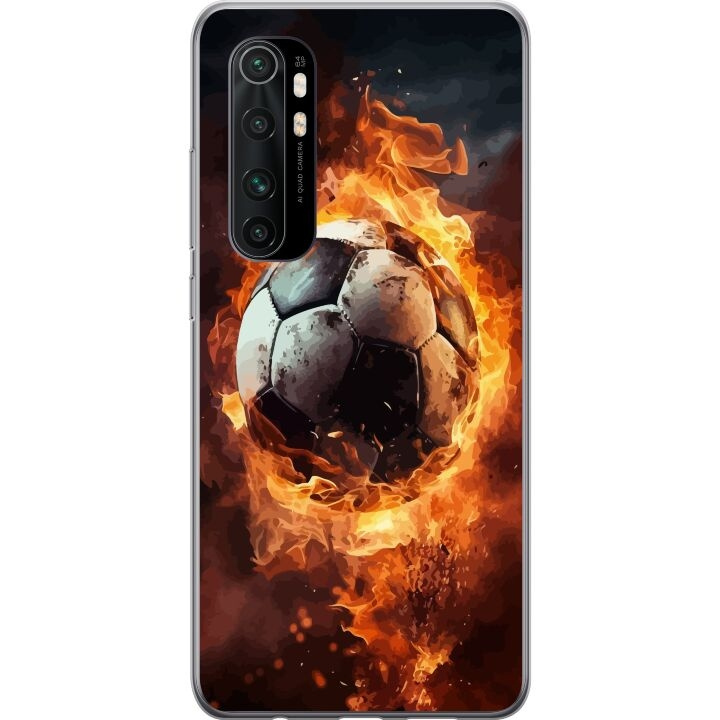 Mobile case for Xiaomi Mi Note 10 Lite with Football design in the group SMARTPHONE & TABLETS / Phone cases / Xiaomi at TP E-commerce Nordic AB (A65081)