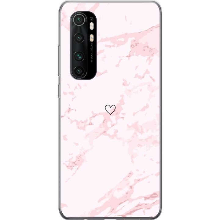 Mobile case for Xiaomi Mi Note 10 Lite with Pink Heart design in the group SMARTPHONE & TABLETS / Phone cases / Xiaomi at TP E-commerce Nordic AB (A65083)