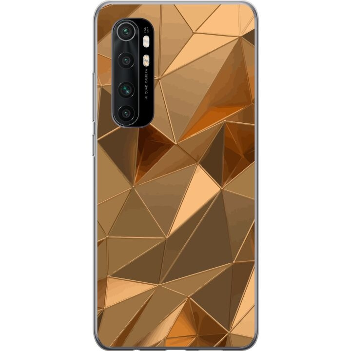 Mobile case for Xiaomi Mi Note 10 Lite with 3D Gold design in the group SMARTPHONE & TABLETS / Phone cases / Xiaomi at TP E-commerce Nordic AB (A65084)