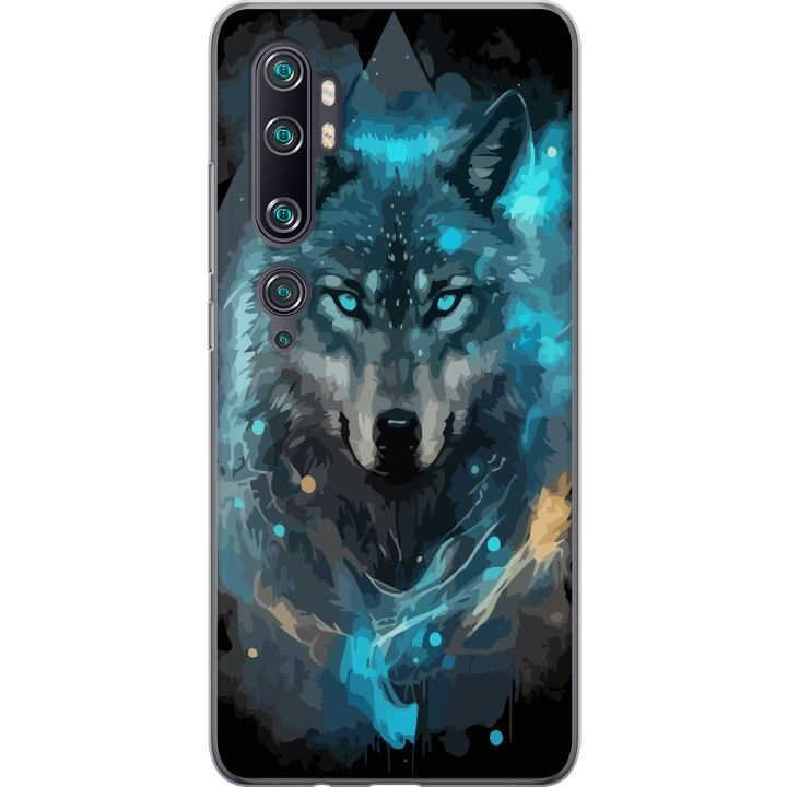 Mobile case for Xiaomi Mi Note 10 Pro with Wolf design in the group SMARTPHONE & TABLETS / Phone cases / Xiaomi at TP E-commerce Nordic AB (A65092)