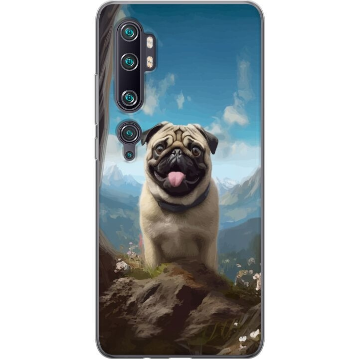 Mobile case for Xiaomi Mi Note 10 Pro with Happy Dog design in the group SMARTPHONE & TABLETS / Phone cases / Xiaomi at TP E-commerce Nordic AB (A65105)