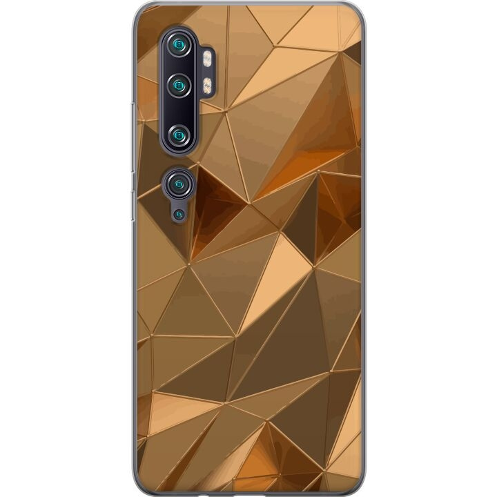 Mobile case for Xiaomi Mi Note 10 Pro with 3D Gold design in the group SMARTPHONE & TABLETS / Phone cases / Xiaomi at TP E-commerce Nordic AB (A65111)