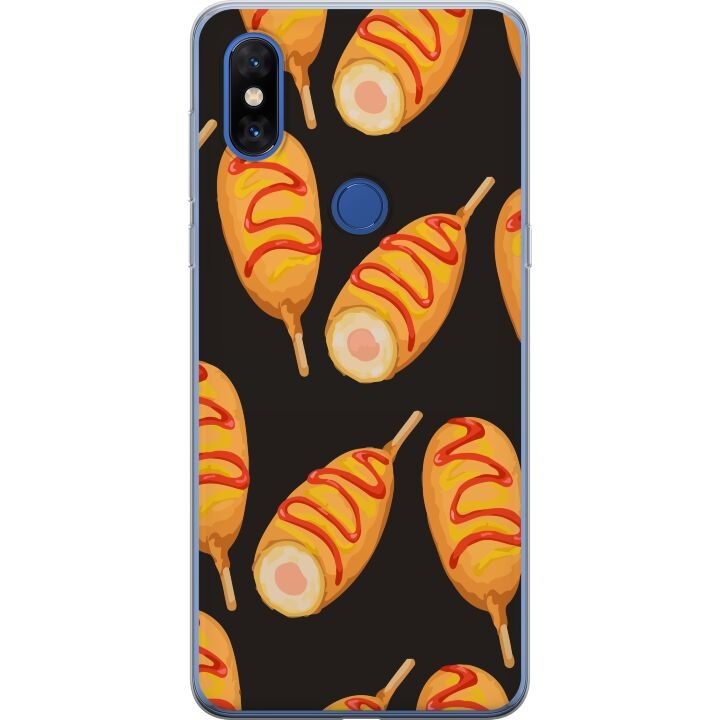 Mobile case for Xiaomi Mi Mix 3 with Chicken drumstick design in the group SMARTPHONE & TABLETS / Phone cases / Xiaomi at TP E-commerce Nordic AB (A65123)