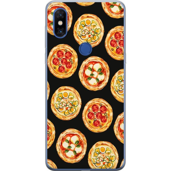 Mobile case for Xiaomi Mi Mix 3 with Pizza design in the group SMARTPHONE & TABLETS / Phone cases / Xiaomi at TP E-commerce Nordic AB (A65127)