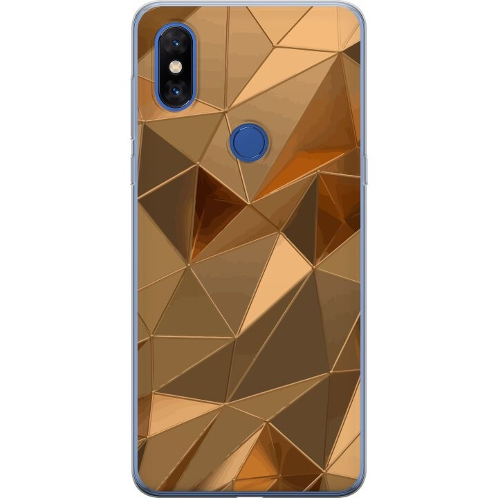 Mobile case for Xiaomi Mi Mix 3 with 3D Gold design in the group SMARTPHONE & TABLETS / Phone cases / Xiaomi at TP E-commerce Nordic AB (A65138)